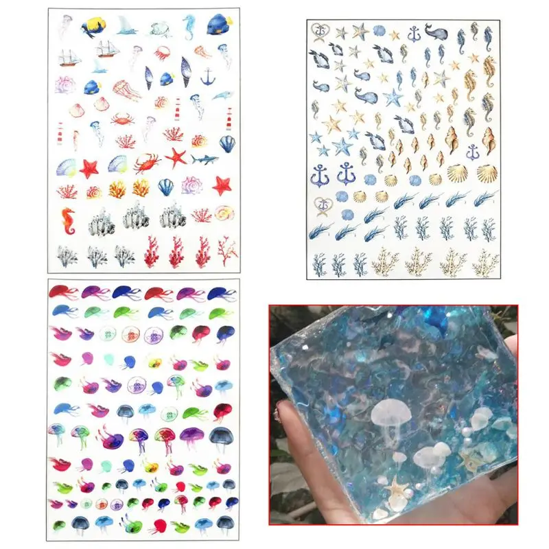 3 Pcs/Set DIY Filler Sea Animal Organism Epoxy Resin Crafts UV Resin Handmade Decoration Jewelry Making Home Decor Filling Charm
3 Pcs/Set DIY Filler Sea Animal Organism Epoxy Resin Crafts UV Resin Handmade Decoration Jewelry Making Home Decor Filling Charm
