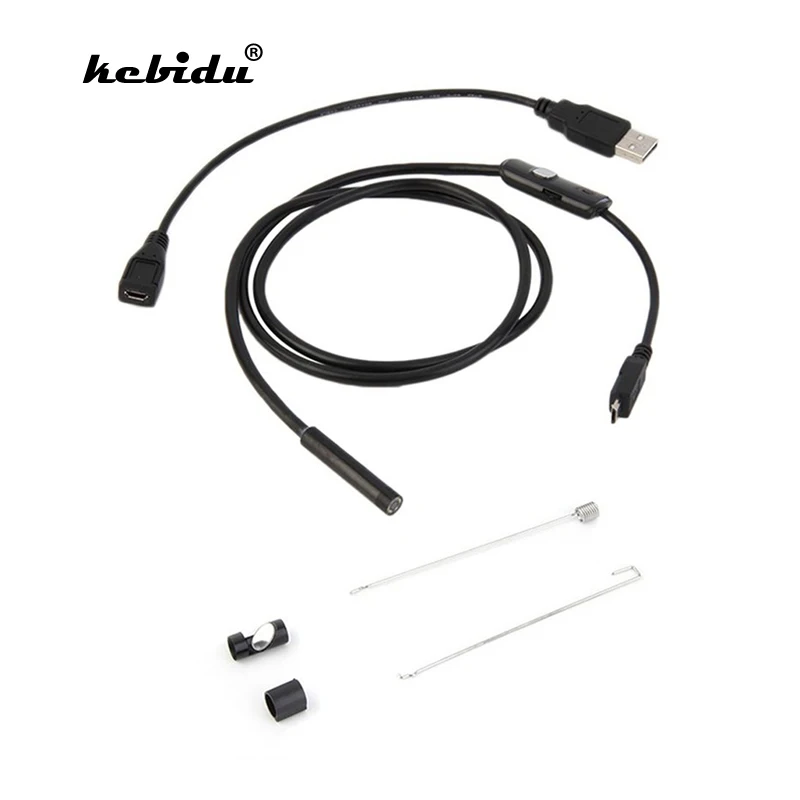 kebidumei Waterproof HD 720P 7mm USB Endoscope 6 LED 1M Endoscope Inspection Camera For Android Smart Phone PC
kebidumei Waterproof HD 720P 7mm USB Endoscope 6 LED 1M Endoscope Inspection Camera For Android Smart Phone PC
