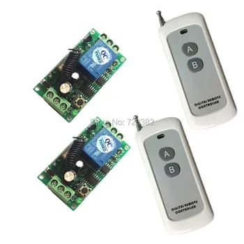 Wireless Remote Control Switch DC9V 12V 24V 1CH 10A Relay Receiver Module and 1 Channel RF Remote Transmitter 315/433MHZ
Wireless Remote Control Switch DC9V 12V 24V 1CH 10A Relay Receiver Module and 1 Channel RF Remote Transmitter 315/433MHZ