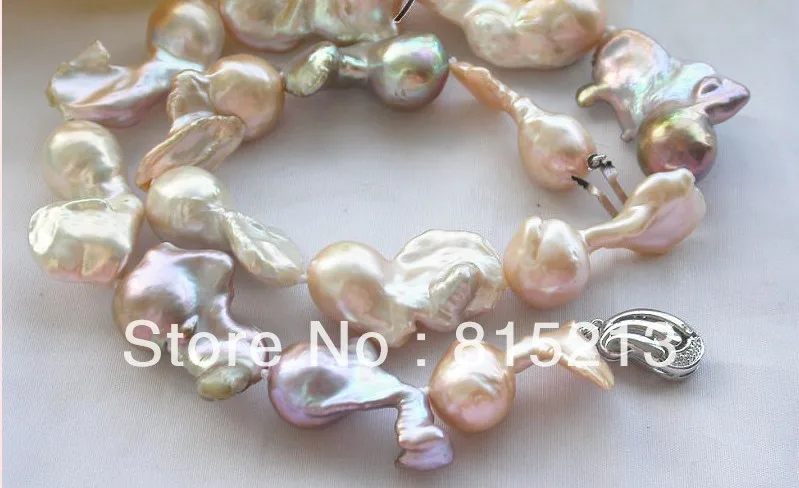 FREE SHIPPING>@@> N923 Natural 17" 32mm pink lavender baroque KESHI REBORN PEARL NECKLACE
FREE SHIPPING>@@> N923 Natural 17" 32mm pink lavender baroque KESHI REBORN PEARL NECKLACE