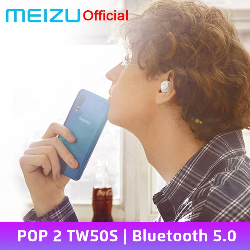 Global Version Meizu POP 2 Bluetooth 5.0 Earphone TW50S Wireless Earbuds IP5X In-ear Sports Earphone POP2 for 16s 16xs 16th
Global Version Meizu POP 2 Bluetooth 5.0 Earphone TW50S Wireless Earbuds IP5X In-ear Sports Earphone POP2 for 16s 16xs 16th