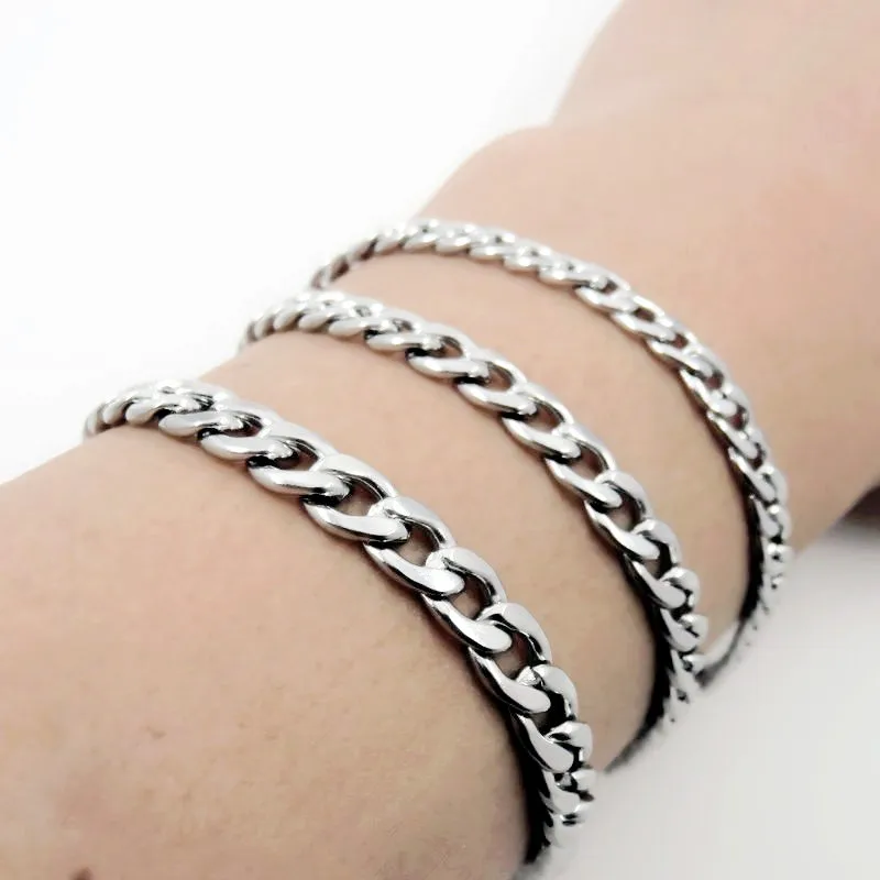 3/4/5/6/7mm Stainless Steel Laboster Chain Bracelet Bangle Fashion Male Female Jewelry Drop Shipping
3/4/5/6/7mm Stainless Steel Laboster Chain Bracelet Bangle Fashion Male Female Jewelry Drop Shipping