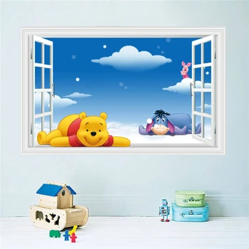 10pcs/Pack 3D Window Winnie the Pooh Nursery Room Wall Decal Decor Stickers B338 Free Shipping Customized custom acceptable
10pcs/Pack 3D Window Winnie the Pooh Nursery Room Wall Decal Decor Stickers B338 Free Shipping Customized custom acceptable