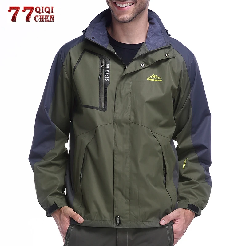 Spring Autumn Jacket Men Windbreaker Waterproof Casual Hooded Coats Plus Size 7XL 8XL 9XL Outwear Army Military Tourism Jackets
Spring Autumn Jacket Men Windbreaker Waterproof Casual Hooded Coats Plus Size 7XL 8XL 9XL Outwear Army Military Tourism Jackets