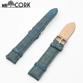 Cork turquoise color watch strap watch band vegan leather watch straps E-020-18/20
Cork turquoise color watch strap watch band vegan leather watch straps E-020-18/20