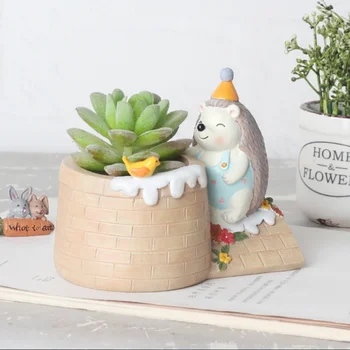 Hot Sale Lovely Resin Succulents Flowerpot Mini Hedgehog Travel Life Theme Flowerpot Crafts Desktop
Hot Sale Lovely Resin Succulents Flowerpot Mini Hedgehog Travel Life Theme Flowerpot Crafts Desktop