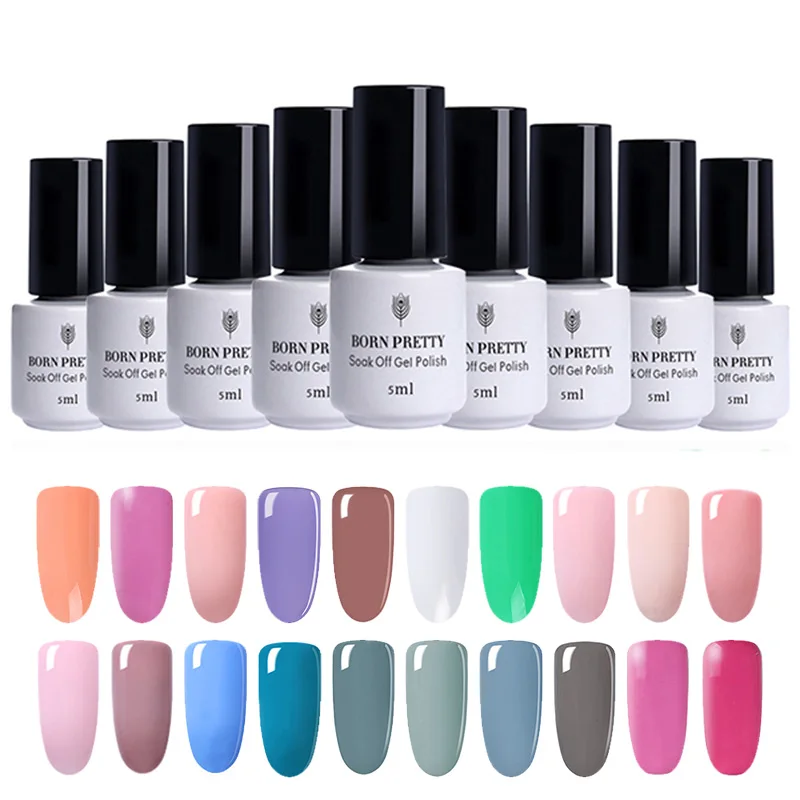 BORN PRETTY 5ml Pure Nail Color 103 Colors UV Gel Nail Polish Long-lasting Gel Varnish Lacquer Manicure Nail Art UV Gel
BORN PRETTY 5ml Pure Nail Color 103 Colors UV Gel Nail Polish Long-lasting Gel Varnish Lacquer Manicure Nail Art UV Gel