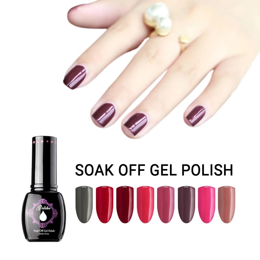 Gelike LED UV Gel Nail Polish 15ml Gel Polish Long Lasting Soak off Gel Color UV Gel Polish
Gelike LED UV Gel Nail Polish 15ml Gel Polish Long Lasting Soak off Gel Color UV Gel Polish