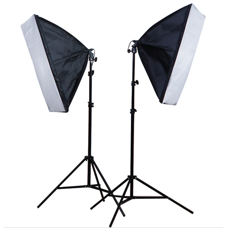 Photography Rectangle Continuous SoftBox Lighting Kit 2pcs 50x70cm Softbox +2pcs Light Holder Stand Photo Studio Equipment Set
Photography Rectangle Continuous SoftBox Lighting Kit 2pcs 50x70cm Softbox +2pcs Light Holder Stand Photo Studio Equipment Set