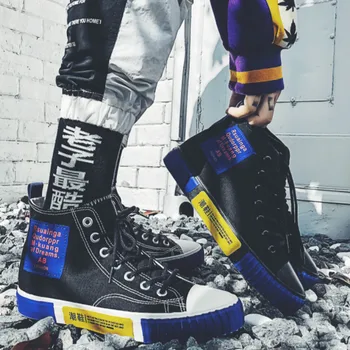 New Canvas Men Shoes Fashion Male Trainers High Top Quality Designer Sneakers hot sale Men's casual shoes Color matching D7-82
New Canvas Men Shoes Fashion Male Trainers High Top Quality Designer Sneakers hot sale Men's casual shoes Color matching D7-82