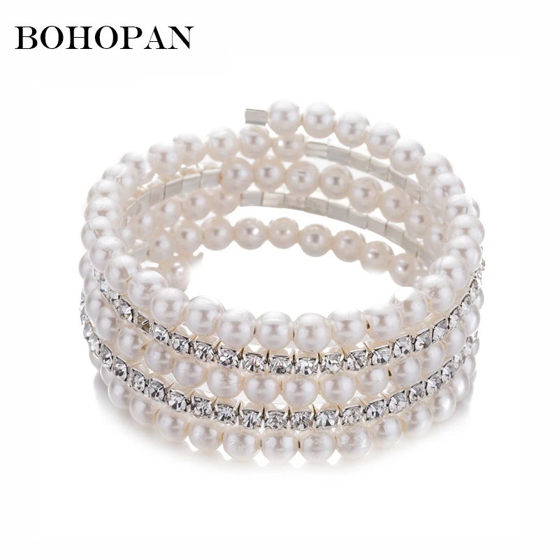 Luxury Bracelet Women Multilayer Metal Crystal Bracelets Bangle Fashion Wedding Jewelry Accessories Adjustable Size Party Bijoux
Luxury Bracelet Women Multilayer Metal Crystal Bracelets Bangle Fashion Wedding Jewelry Accessories Adjustable Size Party Bijoux