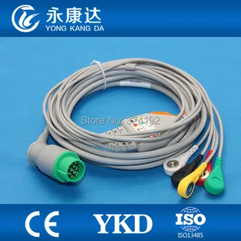 Free shipping for 12pin Wego one-piece 5-lead series patient ECG cable with IEC Snap leadwires
Free shipping for 12pin Wego one-piece 5-lead series patient ECG cable with IEC Snap leadwires