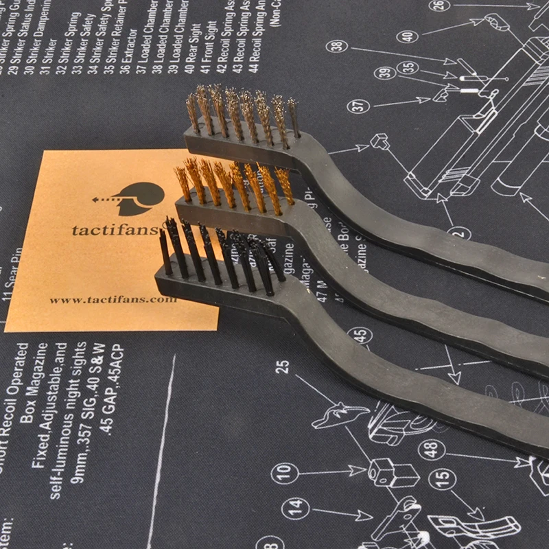 TACTIFANS Gunsmith Cleaning Brushes Kit Brass Brush Steel Nylon 3pcs/pack Gun Clean Kits Hunting Accessories
TACTIFANS Gunsmith Cleaning Brushes Kit Brass Brush Steel Nylon 3pcs/pack Gun Clean Kits Hunting Accessories
