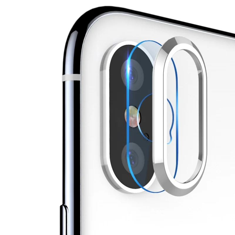 Transparent Tempered Glass+Metal Rear Lens Protective Ring For iPhone X 8 7 Plus Camera Lens Screen Protector
Transparent Tempered Glass+Metal Rear Lens Protective Ring For iPhone X 8 7 Plus Camera Lens Screen Protector