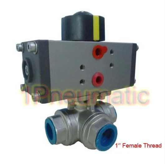 Hot Sales Pneumatic Actuator Valve T Type 3 Way G1'' Stainless Steel Ball Valve AT-25
Hot Sales Pneumatic Actuator Valve T Type 3 Way G1'' Stainless Steel Ball Valve AT-25