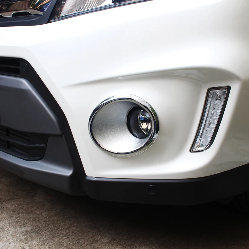 2pcs for Suzuki Vitara 2016 2017 2018 car body front fog light lamp detector frame stick styling ABS Chrome cover trim parts
2pcs for Suzuki Vitara 2016 2017 2018 car body front fog light lamp detector frame stick styling ABS Chrome cover trim parts