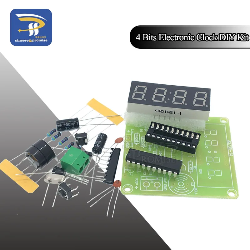 High Quality C51 4 Bits Electronic Clock Electronic Production Suite DIY Kit STC12C2052 LED Display Electronic Module
High Quality C51 4 Bits Electronic Clock Electronic Production Suite DIY Kit STC12C2052 LED Display Electronic Module
