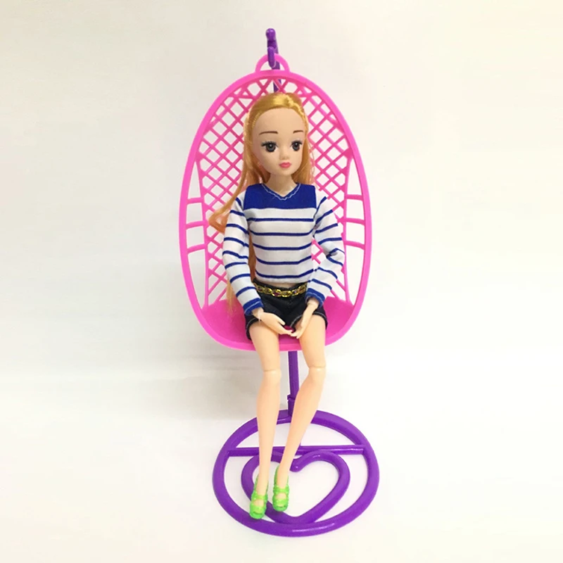 Kid's Play House Toys Plastic Handmade Swing Chair For Doll Dollhouse Miniature Furniture Toys Doll House Decoration
Kid's Play House Toys Plastic Handmade Swing Chair For Doll Dollhouse Miniature Furniture Toys Doll House Decoration