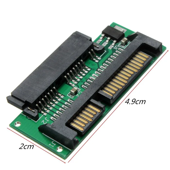 1.8 inch Micro SATA SSD HDD Hard Disk Drive to 2.5" SATA Laptop Notebook Adapter PCB
1.8 inch Micro SATA SSD HDD Hard Disk Drive to 2.5" SATA Laptop Notebook Adapter PCB
