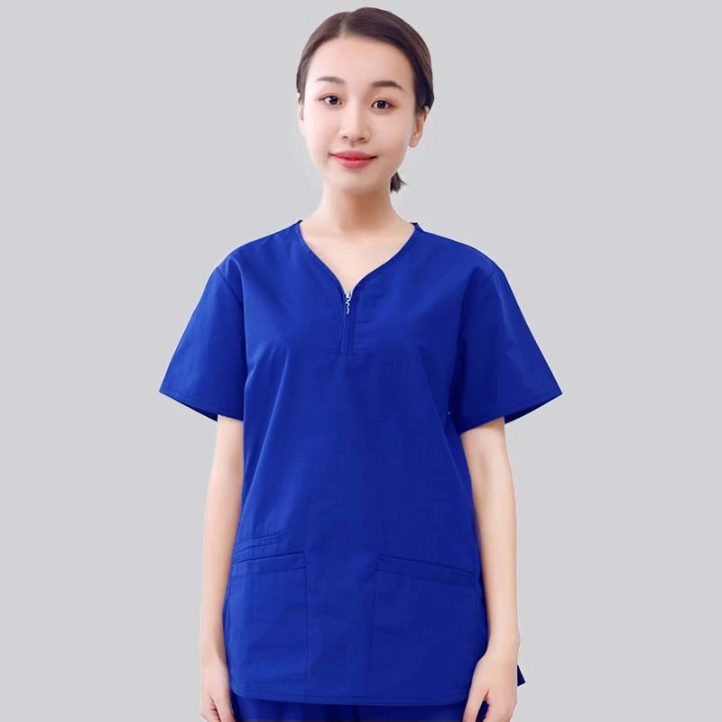 Women Fashion Scrub Top Medical Uniforms Zipper Front Opening Collar Shirt Three Pockets Pharmacy Uniforms(Just A Top)
Women Fashion Scrub Top Medical Uniforms Zipper Front Opening Collar Shirt Three Pockets Pharmacy Uniforms(Just A Top)