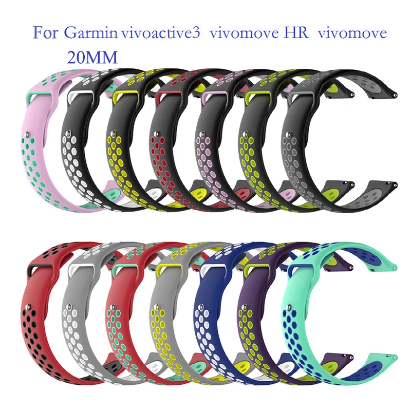 Essidi Breathable Rubber Watch Band Replacement For Samsung gear sport/TicWatch E/Garmin vivoactive 3 music Wristband Strap
Essidi Breathable Rubber Watch Band Replacement For Samsung gear sport/TicWatch E/Garmin vivoactive 3 music Wristband Strap