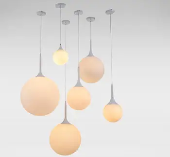 Simple Pendant Lights white milk glass ball stair light clothing store restaurant balcony lobby bar beaver LIGHTS FG916
Simple Pendant Lights white milk glass ball stair light clothing store restaurant balcony lobby bar beaver LIGHTS FG916