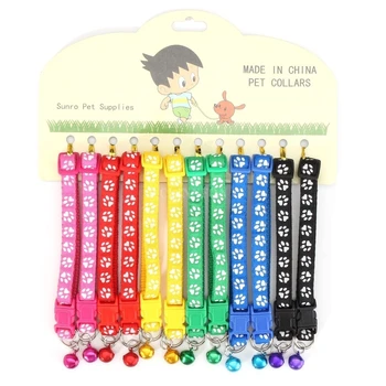 1920Pcs/Lot 12Pcs/Set Adjustable Dog Cat Bell Collars Pet Nylon Collar With Necklace Buckle
1920Pcs/Lot 12Pcs/Set Adjustable Dog Cat Bell Collars Pet Nylon Collar With Necklace Buckle