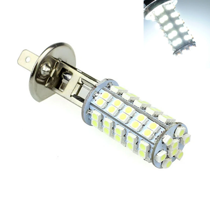 

2x Car Headlight Bulbs Lamp H1 H4 H7 68 SMD LED 6000K Xenon White Head Light Daytime Running Lights Lighting 12V New Arrival