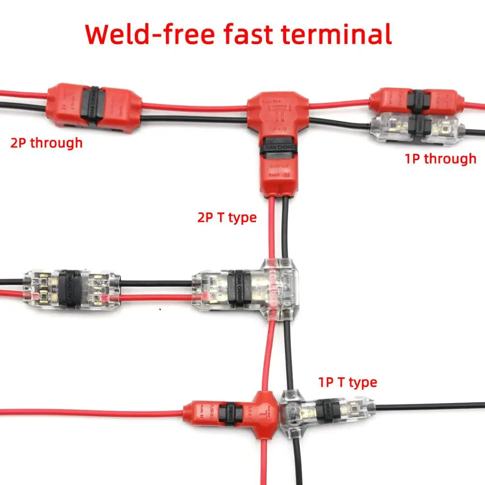 10pcs Quick Splice Wire Wiring Connector for AWG22-18 1-2pin LED Strip Wire Cable Electrical Crimp Terminal Blocks Conductor
10pcs Quick Splice Wire Wiring Connector for AWG22-18 1-2pin LED Strip Wire Cable Electrical Crimp Terminal Blocks Conductor