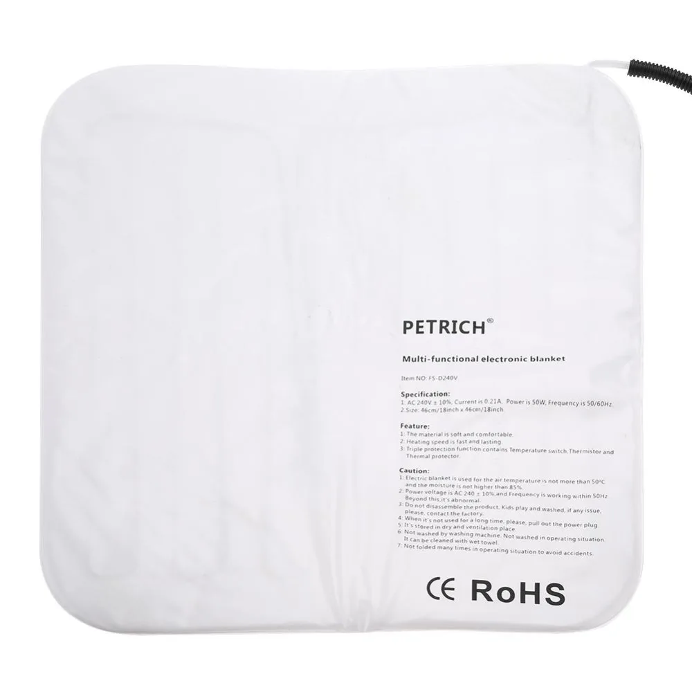 Winter Pet Heating Pads Waterproof Electric Heated Blanket for Dog Puppy Cats Warmer Mat Sleeping Bed Pet Supplies Anti-scratch
Winter Pet Heating Pads Waterproof Electric Heated Blanket for Dog Puppy Cats Warmer Mat Sleeping Bed Pet Supplies Anti-scratch
