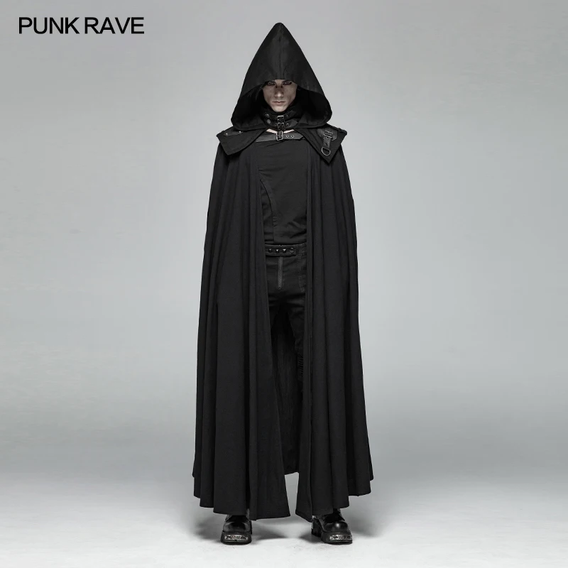 Punk Rave Detachable Gothic Black Classic Mysterious Death Men's Cloak Coat Cosplay Performance Clothing WY1008
Punk Rave Detachable Gothic Black Classic Mysterious Death Men's Cloak Coat Cosplay Performance Clothing WY1008