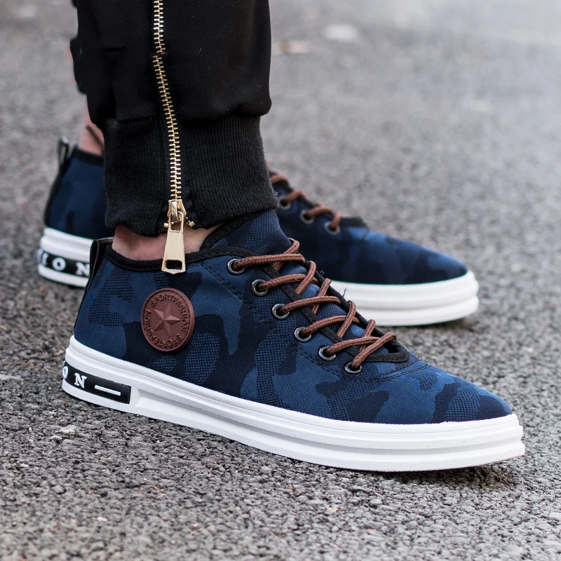 New 2019 Spring Canvas Shoes Men Sneakers Low top Blue Shoes Men's Casual Shoes Male Brand Fashion Shoes
New 2019 Spring Canvas Shoes Men Sneakers Low top Blue Shoes Men's Casual Shoes Male Brand Fashion Shoes