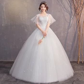Vestido De Noiva White Floor Length Wedding Dresses Appliques 2020 Ball Gown Lace Up Bridal Dress Princess Wedding Gowns
Vestido De Noiva White Floor Length Wedding Dresses Appliques 2020 Ball Gown Lace Up Bridal Dress Princess Wedding Gowns