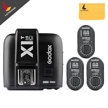 3x Godox XTR-16 Wireless 2.4G Power Control Flash Receivers + X1T-C TTL Wireless Transmitter for AD180 AD360
3x Godox XTR-16 Wireless 2.4G Power Control Flash Receivers + X1T-C TTL Wireless Transmitter for AD180 AD360