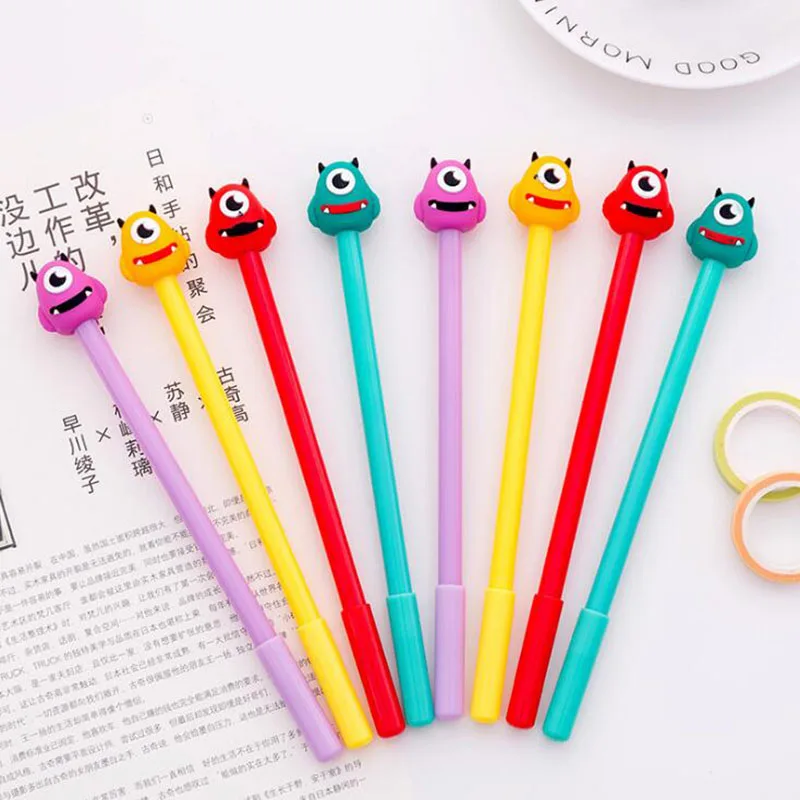 4 Pieces Of Creative Stationery Cute Little Monster Gel Pen Cartoon Student 0.38mm Needle Black Pen Learning Office Stationery
4 Pieces Of Creative Stationery Cute Little Monster Gel Pen Cartoon Student 0.38mm Needle Black Pen Learning Office Stationery