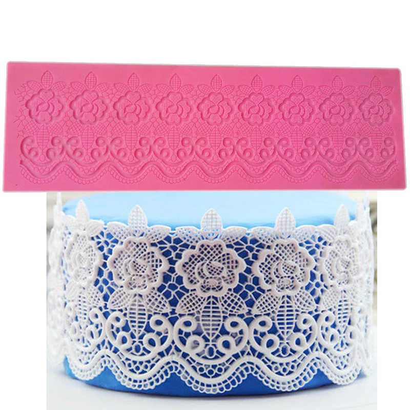 New Arrival DIY Silicone Lace Flower Fondant Mold Sugarcraft Cake Decorating Mould Tool
New Arrival DIY Silicone Lace Flower Fondant Mold Sugarcraft Cake Decorating Mould Tool