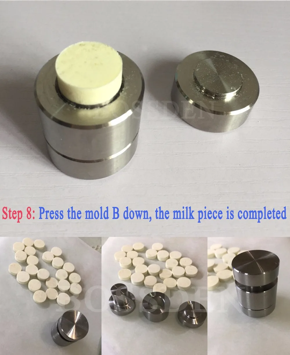 BOSSDEN Home Simple Milk Tablet Press Stamp Punch Die Sugar Pill Punching Machine Medicinal Making Tool
BOSSDEN Home Simple Milk Tablet Press Stamp Punch Die Sugar Pill Punching Machine Medicinal Making Tool