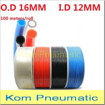 100m/piece OD 16MM ID 12MM High Quality Pneumatic Hose PU Tube Plastic Flexible Pipe 16*12 Polyurethane Tubing Piping
100m/piece OD 16MM ID 12MM High Quality Pneumatic Hose PU Tube Plastic Flexible Pipe 16*12 Polyurethane Tubing Piping