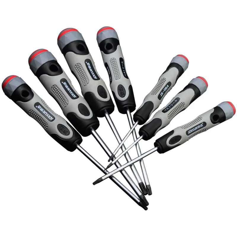JERXUN T5-T30 Torx Screwdriver CR-V Quick Plum Screw Driver Magnetic Bolt Driver Screw-driving Tools 1pcs
JERXUN T5-T30 Torx Screwdriver CR-V Quick Plum Screw Driver Magnetic Bolt Driver Screw-driving Tools 1pcs