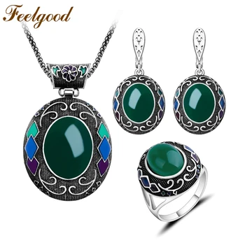 Feelgood Antique Silver Color Turkish Jewellery Fashion Big Oval Pendant Necklace Set Vintage Ethnic Jewelry Sets For Women Gift
Feelgood Antique Silver Color Turkish Jewellery Fashion Big Oval Pendant Necklace Set Vintage Ethnic Jewelry Sets For Women Gift