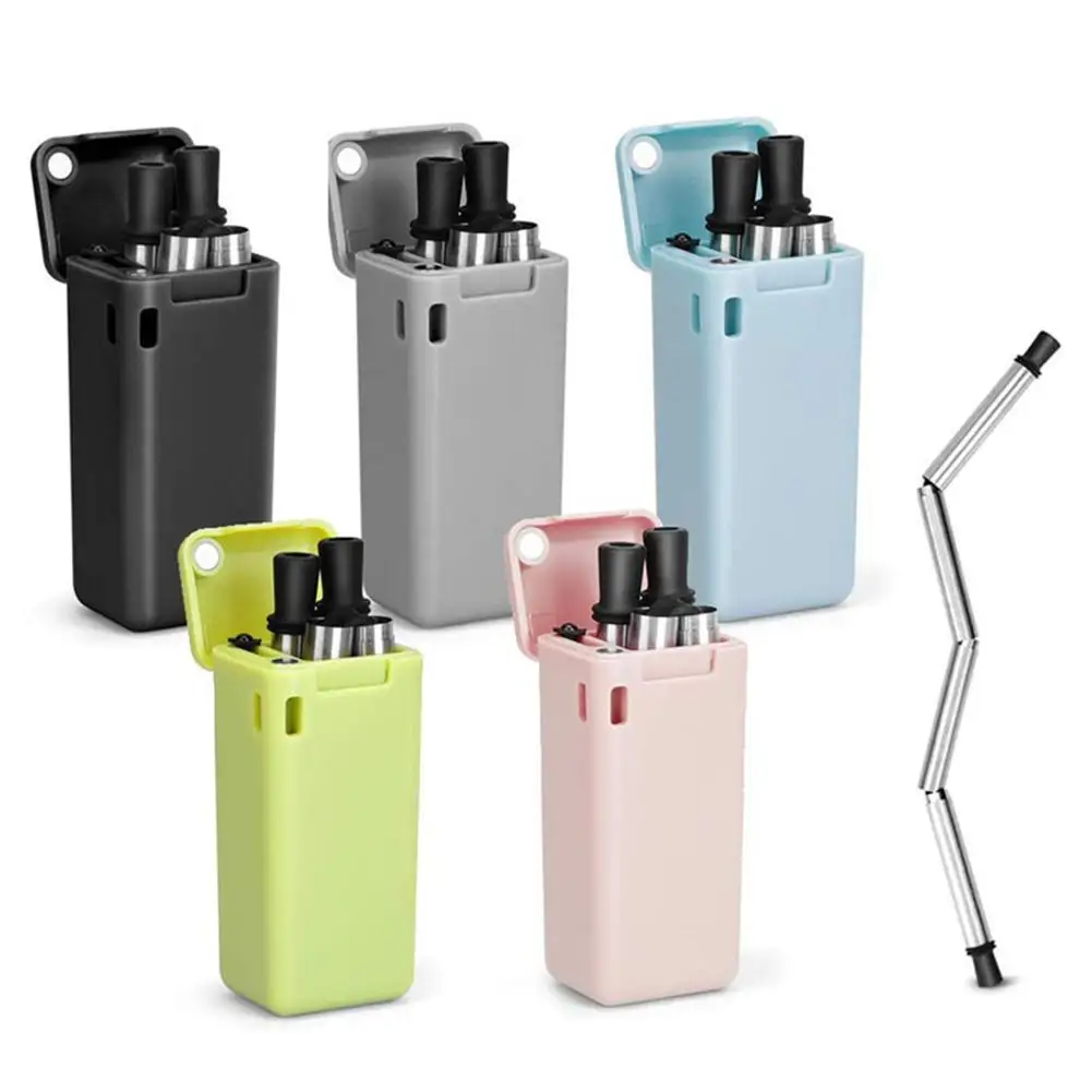 Home Outdoor Travel Reusable Eco-Friendly Folding Collapsible Drinks Water Smoothie Drinking Straw Bar Supply
Home Outdoor Travel Reusable Eco-Friendly Folding Collapsible Drinks Water Smoothie Drinking Straw Bar Supply