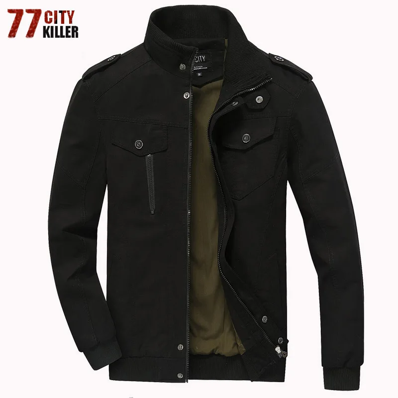 Winter Autumn Bomber Jacket Men Stand Collar Army Military Pilot Flight Jackets Mens Plus Size M-6XL Tactical Air Force Jacket
Winter Autumn Bomber Jacket Men Stand Collar Army Military Pilot Flight Jackets Mens Plus Size M-6XL Tactical Air Force Jacket