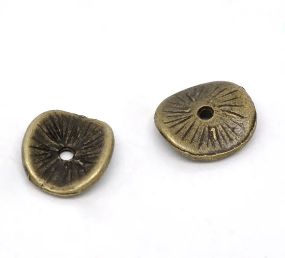DoreenBeads Zinc metal alloy Spacer Beads Irregular Antique Bronze Pattern color About 10mmx9mm,Hole:Approx 1mm,20 PCs
DoreenBeads Zinc metal alloy Spacer Beads Irregular Antique Bronze Pattern color About 10mmx9mm,Hole:Approx 1mm,20 PCs
