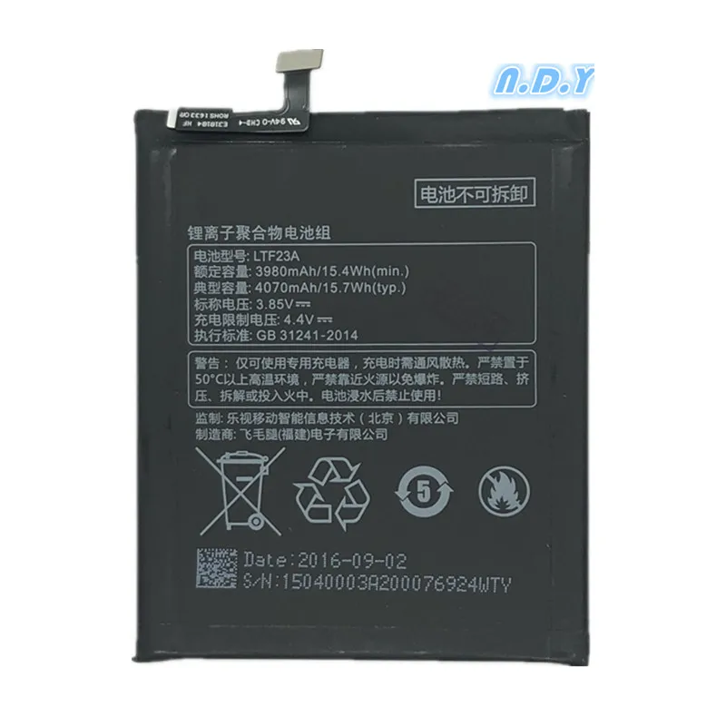 FOR Letv/pro3 X720 LTF23A battery Rechargeable Li-ion Built-in lithium polymer battery
FOR Letv/pro3 X720 LTF23A battery Rechargeable Li-ion Built-in lithium polymer battery