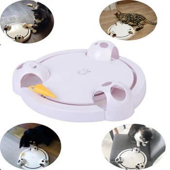 Electric Cat Toy Cat Interactive Rotating Toy Smart Game Rotating Turntable Capture Mouse Donut Automatic Stimulation Pet Toy
Electric Cat Toy Cat Interactive Rotating Toy Smart Game Rotating Turntable Capture Mouse Donut Automatic Stimulation Pet Toy
