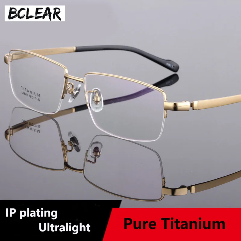 BCLEAR Optical Eyeglasses Ultem Flexible Super Light Weight Prescription Optical Eye Glasses Frame Big Face Businessmen Titanium
BCLEAR Optical Eyeglasses Ultem Flexible Super Light Weight Prescription Optical Eye Glasses Frame Big Face Businessmen Titanium