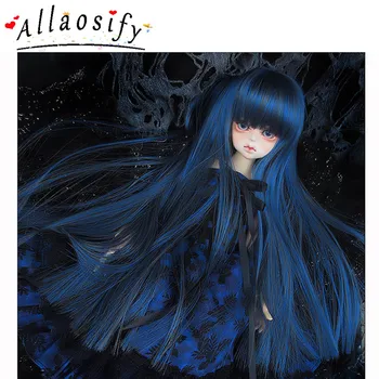 Allaosify BJD Wig for 1/3 1/4 High Temperature Fiber Gray and blue Girl Lengthen the BJD hair for Dolls free shipping
Allaosify BJD Wig for 1/3 1/4 High Temperature Fiber Gray and blue Girl Lengthen the BJD hair for Dolls free shipping