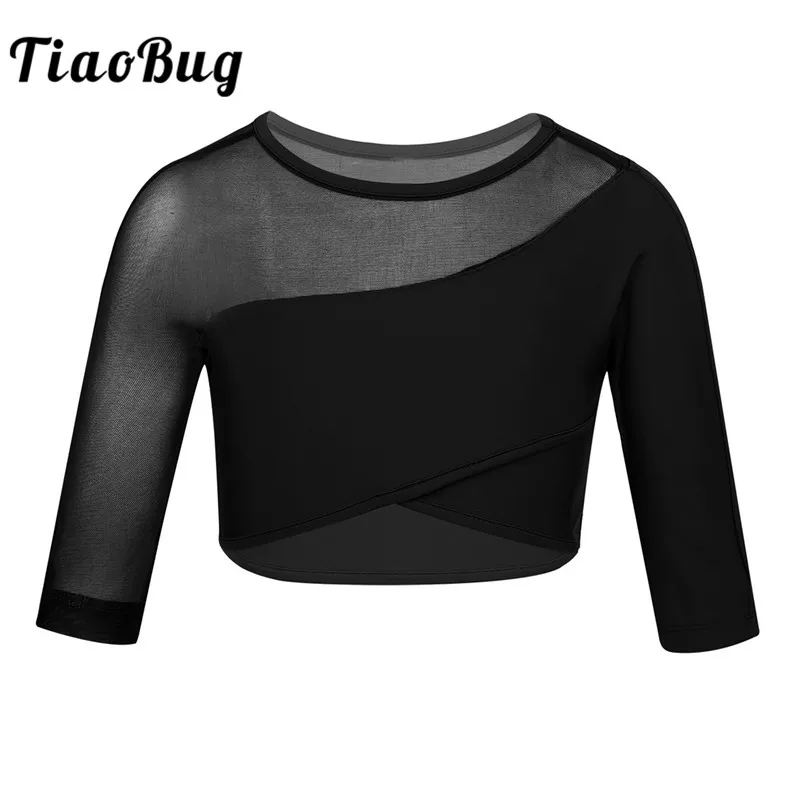 Детские эластичные дышащие асимметричные топы TiaoBug с рукавами 3/4 для балерины и гимнастики, детские спортивные танцевальные топы для девочек
Детские эластичные дышащие асимметричные топы TiaoBug с рукавами 3/4 для балерины и гимнастики, детские спортивные танцевальные топы для девочек