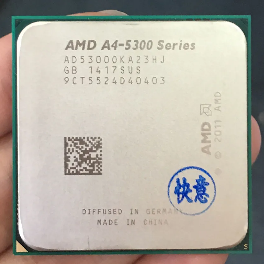 AMD A4 5300 Dual-core FM2 3.4GHz 2MB 65W CPU processor pieces A4-5300 APU Integrated graphics
