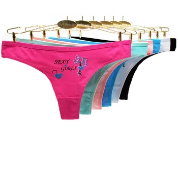 Hot 5pcs/lot Now hot sell Sexy letters printed cotton Thong trade women's sexy underwear passion T pants 87373 
Hot 5pcs/lot Now hot sell Sexy letters printed cotton Thong trade women's sexy underwear passion T pants 87373